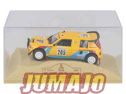 DKR1 1/43 NOREV M6 Paris/Dakar : PEUGEOT 205 Turbo 16 WINNER 1987 #205 A.Vatanen
