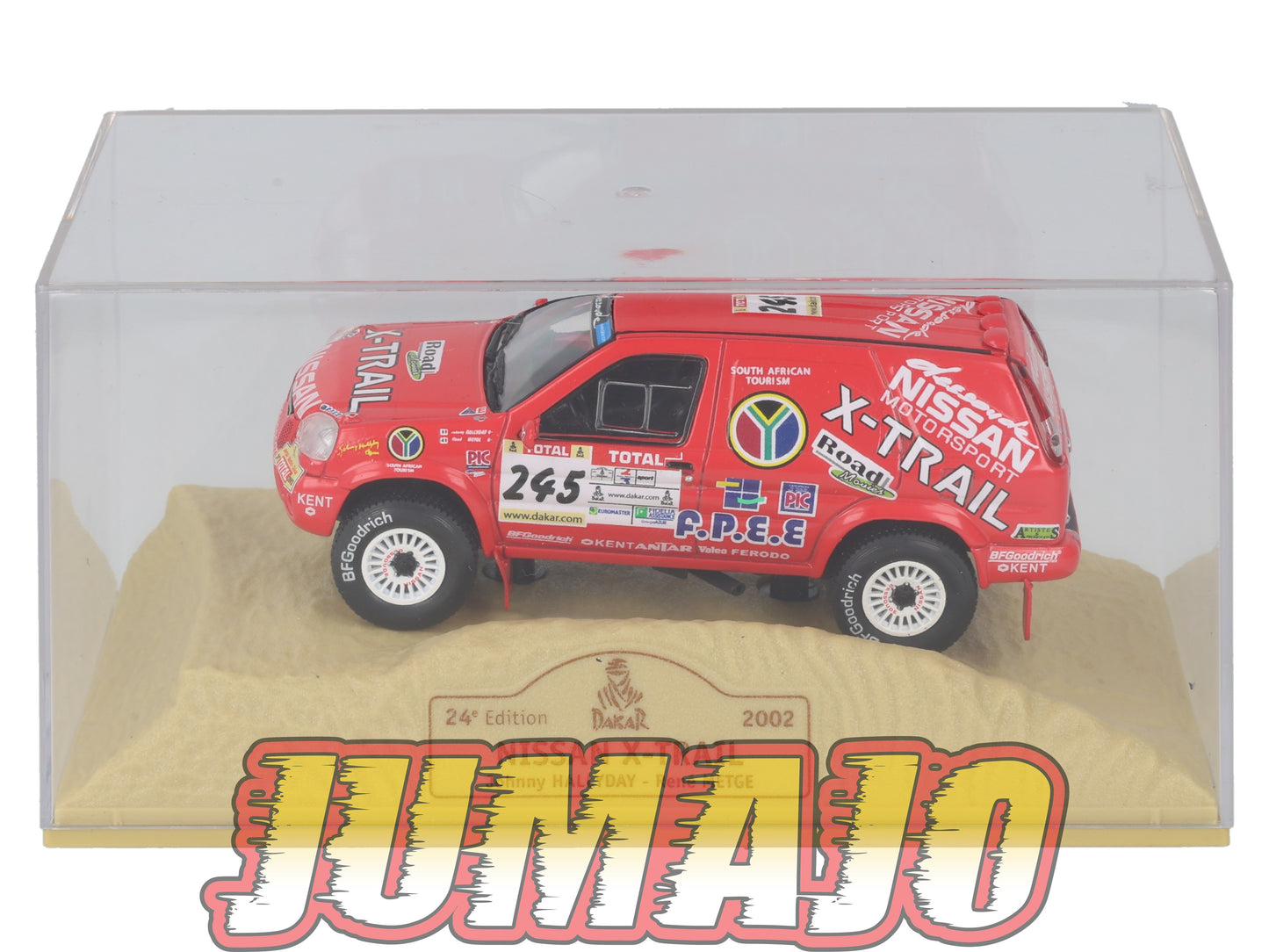 DKR20 1/43 Norev M6 Paris/Dakar : NISSAN X-Trail Johnny Hallyday 2002 #245