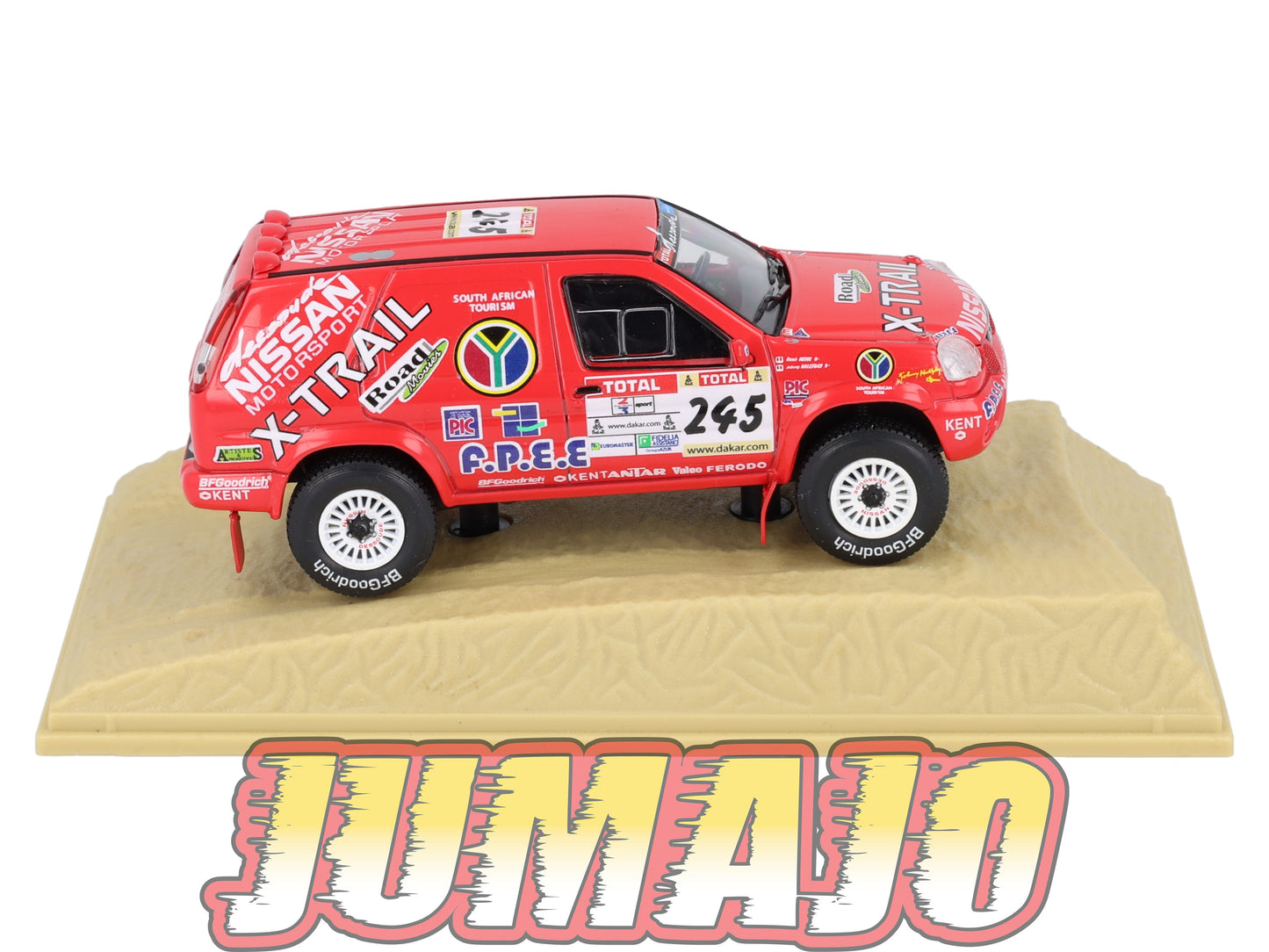 DKR20 1/43 Norev M6 Paris/Dakar : NISSAN X-Trail Johnny Hallyday 2002 #245