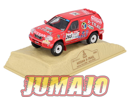 DKR20 1/43 Norev M6 Paris/Dakar : NISSAN X-Trail Johnny Hallyday 2002 #245