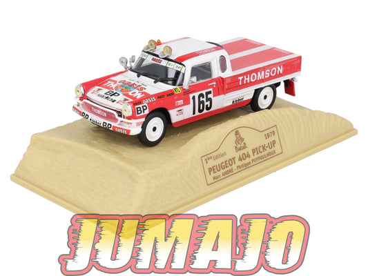 DKR22 1/43 Norev M6 Paris/Dakar : PEUGEOT 404 Pick-up M.Andre 1979 #165