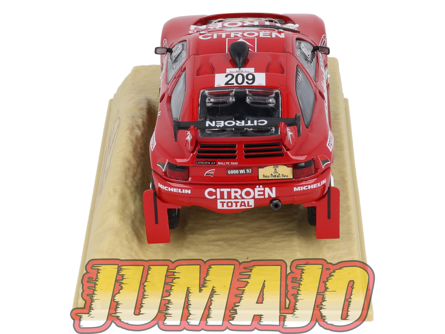 DKR23 1/43 Norev M6 Paris/Dakar : CITROEN ZX Raid P.Lartigue WINNER 1994 #209