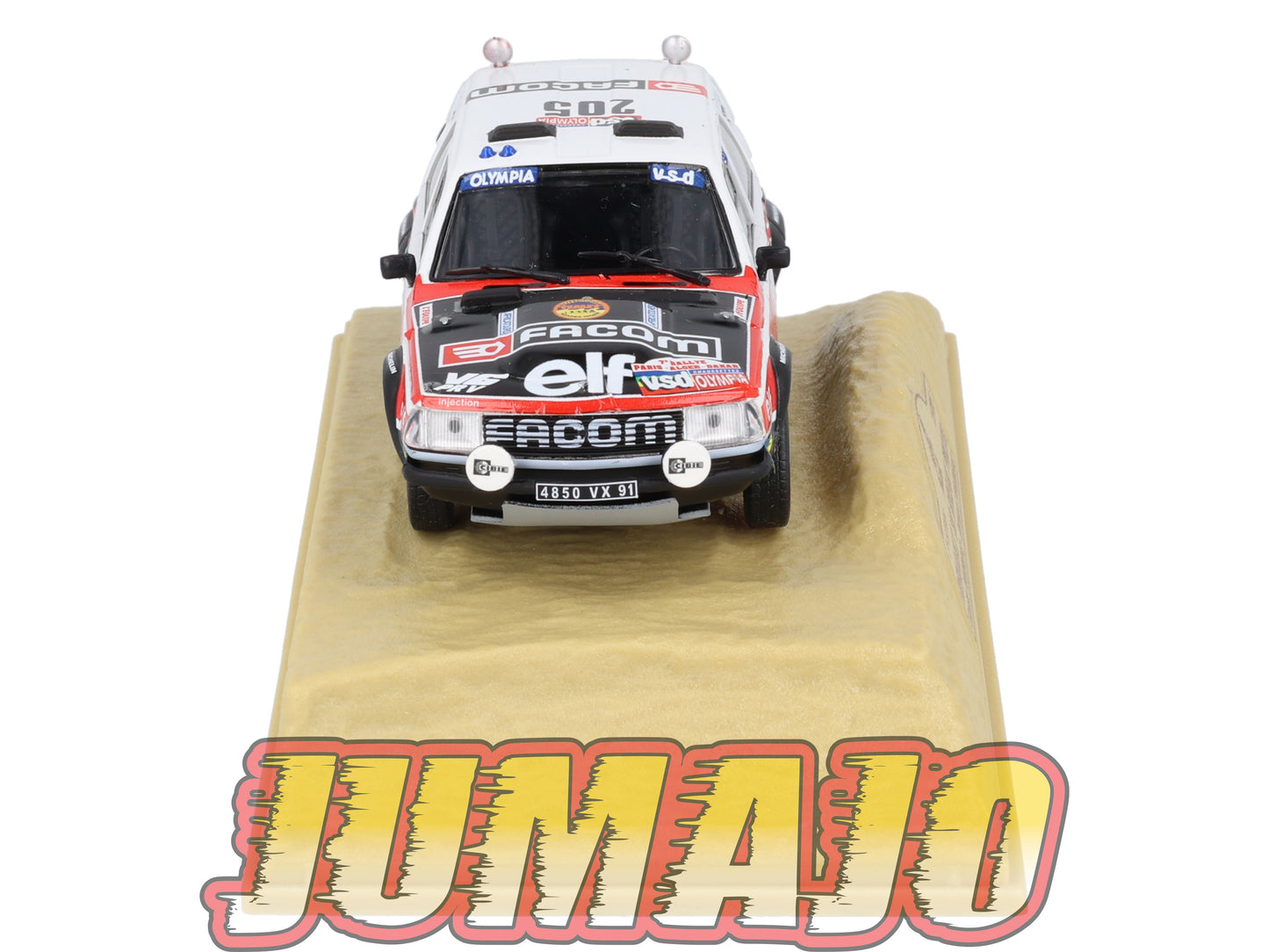 DKR24 1/43 Norev M6 Paris/Dakar : RENAULT 18 Break proto C.Marreau 1985 #205