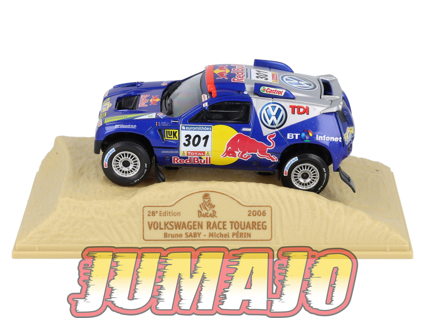 DKR25 1/43 Norev M6 Paris/Dakar : VOLKSWAGEN Race Touareg B.Saby 2006 #301