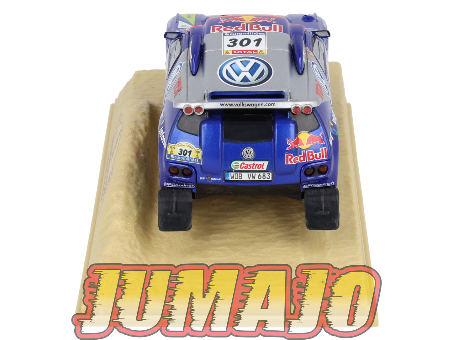 DKR25 1/43 Norev M6 Paris/Dakar : VOLKSWAGEN Race Touareg B.Saby 2006 #301