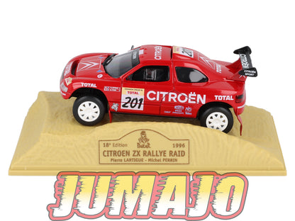 DKR2 1/43 NOREV M6 Paris/Dakar : CITROEN ZX Rallye raid 1996 winner #201 P.Lartigue