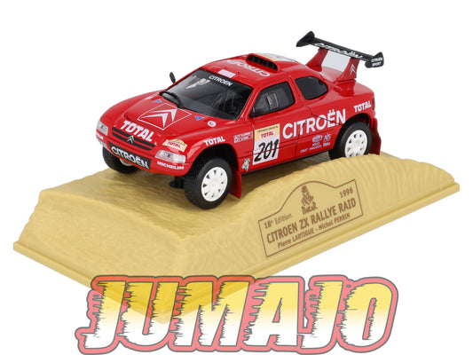 DKR2 1/43 NOREV M6 Paris/Dakar : CITROEN ZX Rallye raid 1996 winner #201 P.Lartigue