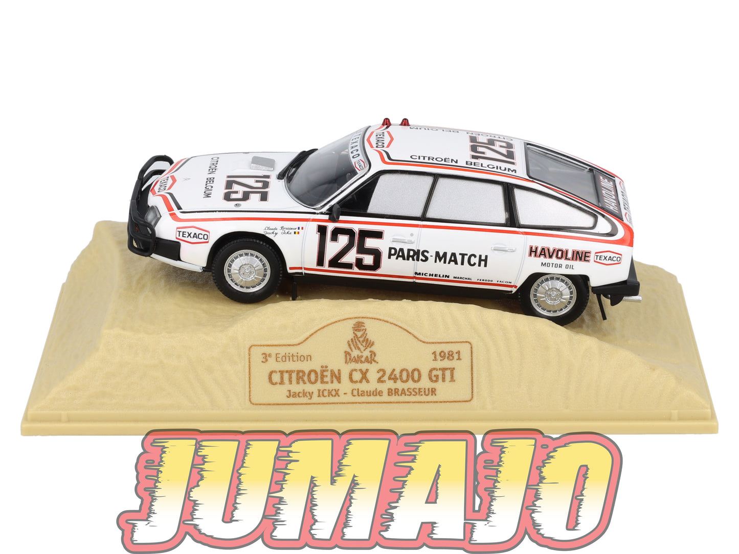 DKR30 1/43 Norev M6 Paris/Dakar : CITROEN CX 2400 GTI J.Ickx 1981 #125