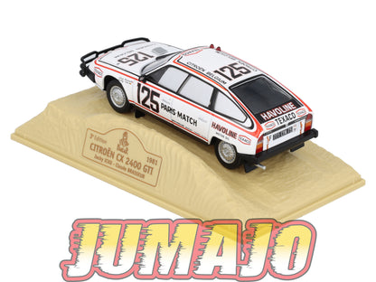 DKR30 1/43 Norev M6 Paris/Dakar : CITROEN CX 2400 GTI J.Ickx 1981 #125