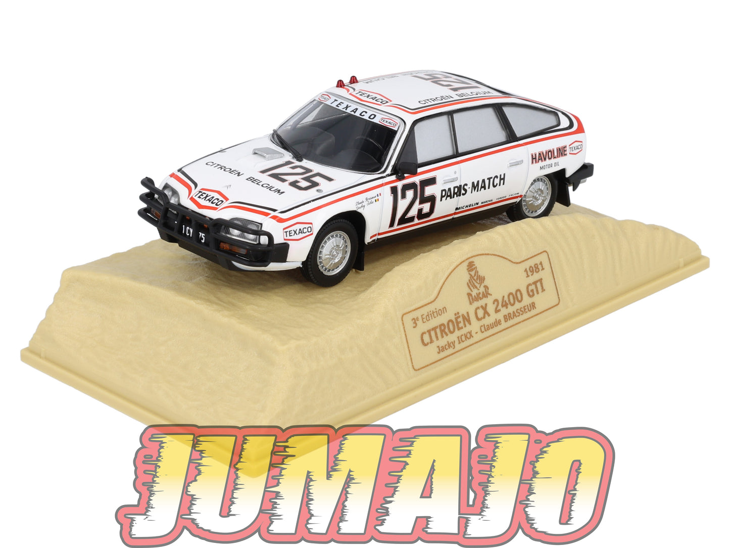 DKR30 1/43 Norev M6 Paris/Dakar : CITROEN CX 2400 GTI J.Ickx 1981 #125