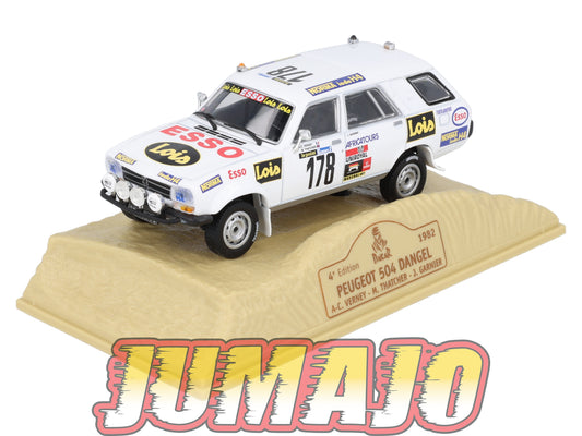 DKR35 1/43 Norev M6 Paris/Dakar : PEUGEOT 504 Dangel A-C.Verney 1982 #178