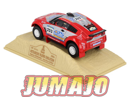 DKR3 1/43 NOREV M6 Paris/Dakar : MITSUBISHI PAJERO 2004 #203 Winner Peterhansel