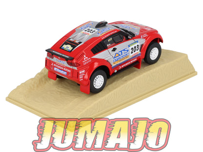 DKR3 1/43 NOREV M6 Paris/Dakar : MITSUBISHI PAJERO 2004 #203 Winner Peterhansel