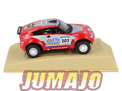 DKR3 1/43 NOREV M6 Paris/Dakar : MITSUBISHI PAJERO 2004 #203 Winner Peterhansel
