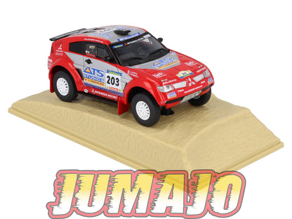 DKR3 1/43 NOREV M6 Paris/Dakar : MITSUBISHI PAJERO 2004 #203 Winner Peterhansel