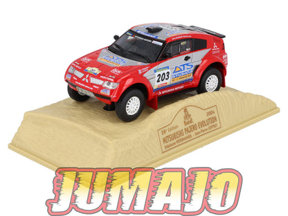 DKR3 1/43 NOREV M6 Paris/Dakar : MITSUBISHI PAJERO 2004 #203 Winner Peterhansel
