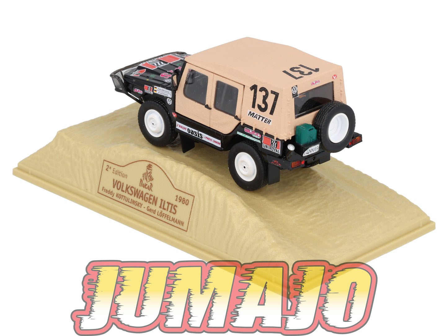 DKR4 1/43 NOREV M6 Paris/Dakar : VOLKSWAGEN ILTIS WINNER 1980 #137 F.Kottulinsky