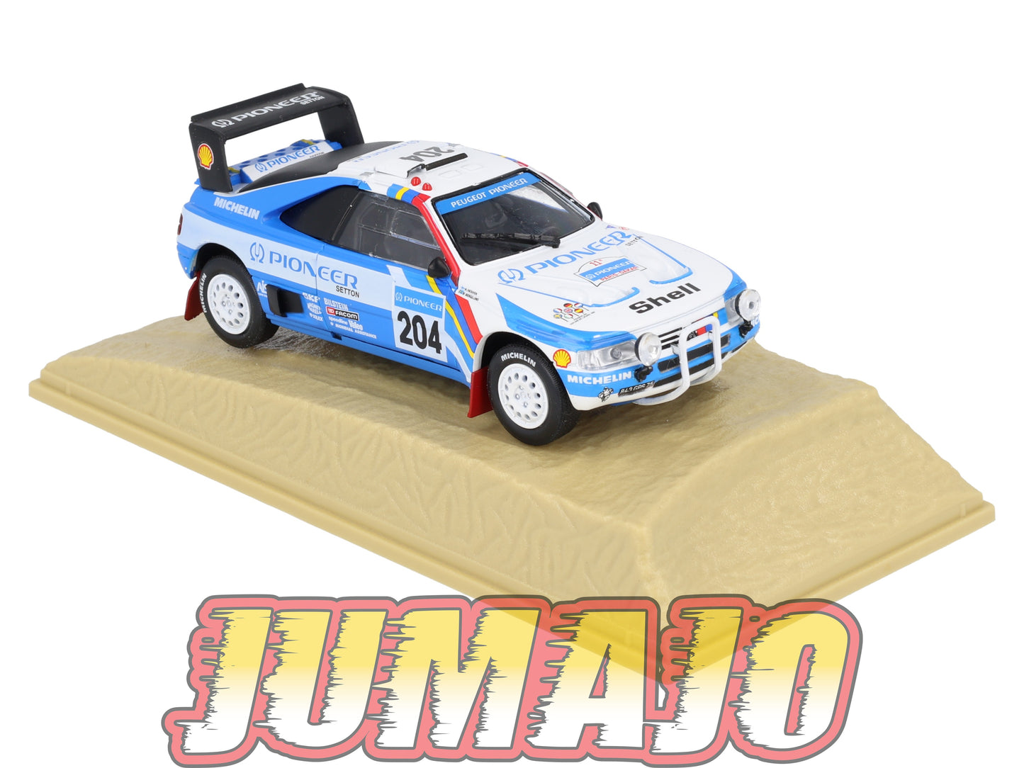 DKR5 1/43 Norev M6 Paris/Dakar : PEUGEOT 405 Turbo WINNER 16 A.Vatanen 1989 #204