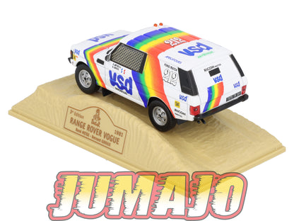 DKR6 1/43 NOREV M6 Paris/Dakar : RANGE ROVER Vogue WINNER 1981 #212 R.Metge