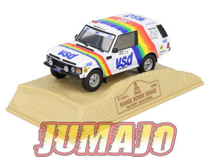 DKR6 1/43 NOREV M6 Paris/Dakar : RANGE ROVER Vogue WINNER 1981 #212 R.Metge