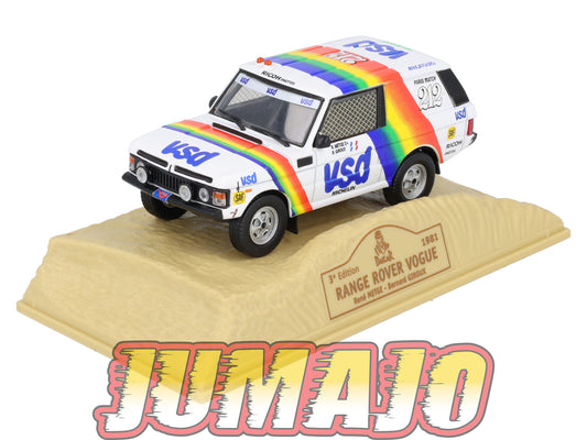DKR6 1/43 Norev M6 Paris/Dakar : RANGE ROVER Vogue R.Metge WINNER 1981 #212