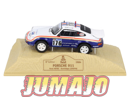 DKR7 1/43 NOREV M6 Paris/Dakar : PORSCHE 911 WINNER 1984 #176 R.Metge