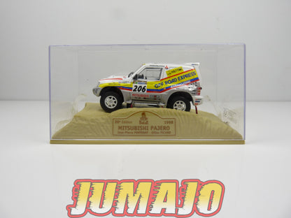 DKR8 1/43 Norev M6 Paris/Dakar : MITSUBISHI PAJERO F.Picard WINNER 1998 #206