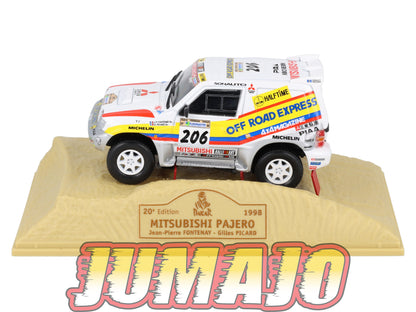 DKR8 1/43 NOREV  M6 Paris/Dakar : MITSUBISHI PAJERO WINNER 1998 #206 G.Picard