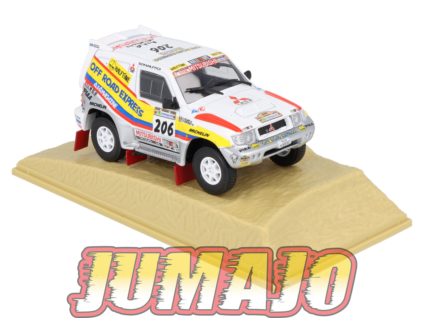 DKR8 1/43 NOREV  M6 Paris/Dakar : MITSUBISHI PAJERO WINNER 1998 #206 G.Picard