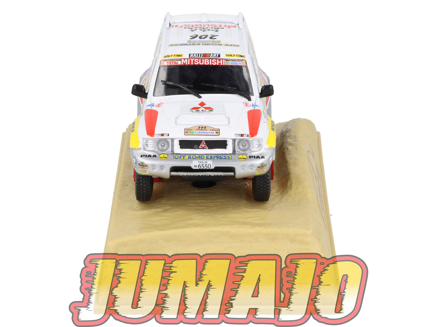 DKR8 1/43 NOREV  M6 Paris/Dakar : MITSUBISHI PAJERO WINNER 1998 #206 G.Picard