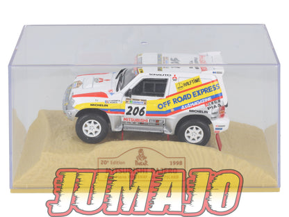 DKR8 1/43 NOREV  M6 Paris/Dakar : MITSUBISHI PAJERO WINNER 1998 #206 G.Picard