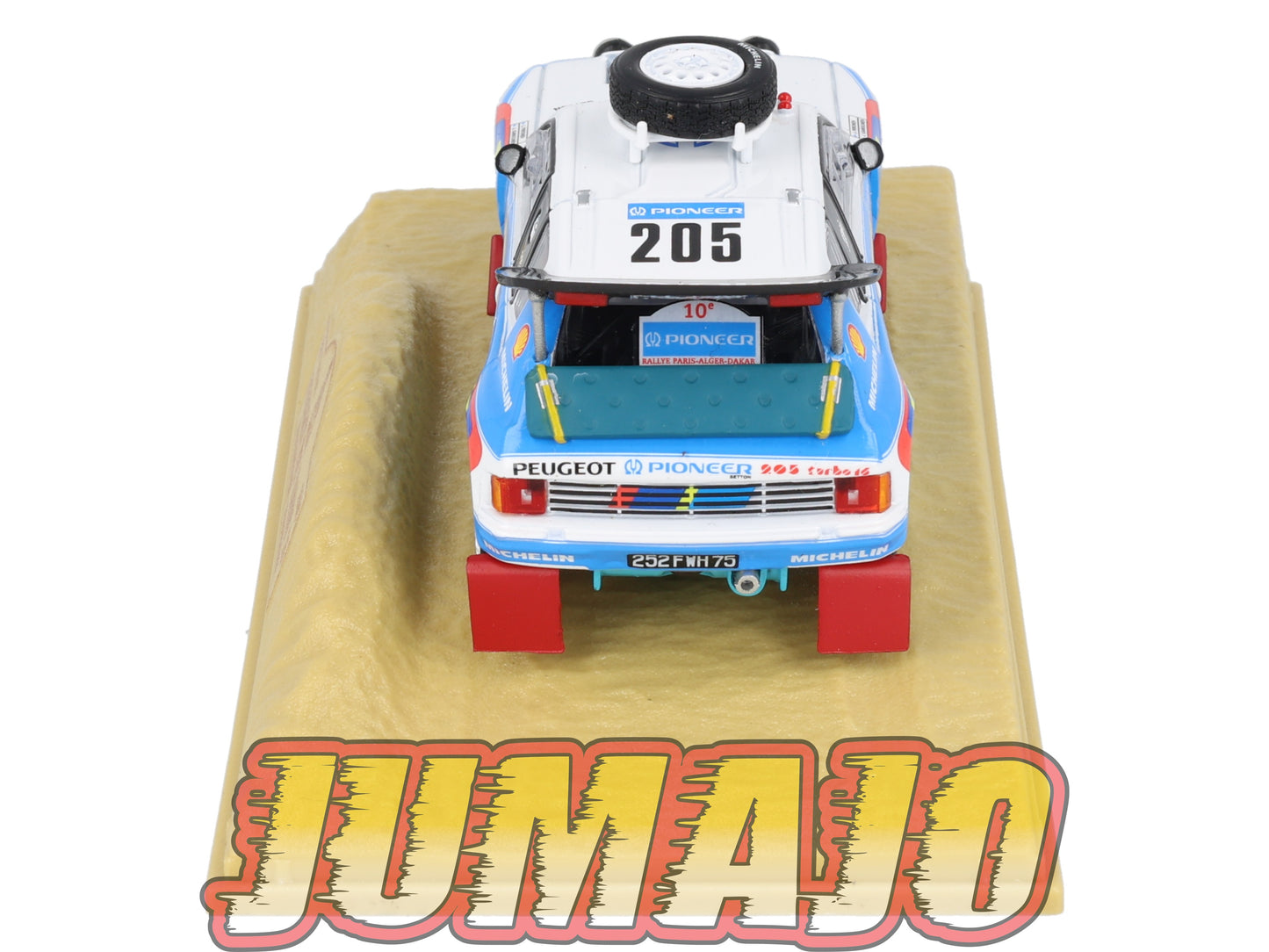 DKR9 1/43 Norev M6 Paris/Dakar : PEUGEOT 205 Turbo 16 J.Kankkunen WINNER 1988 #205