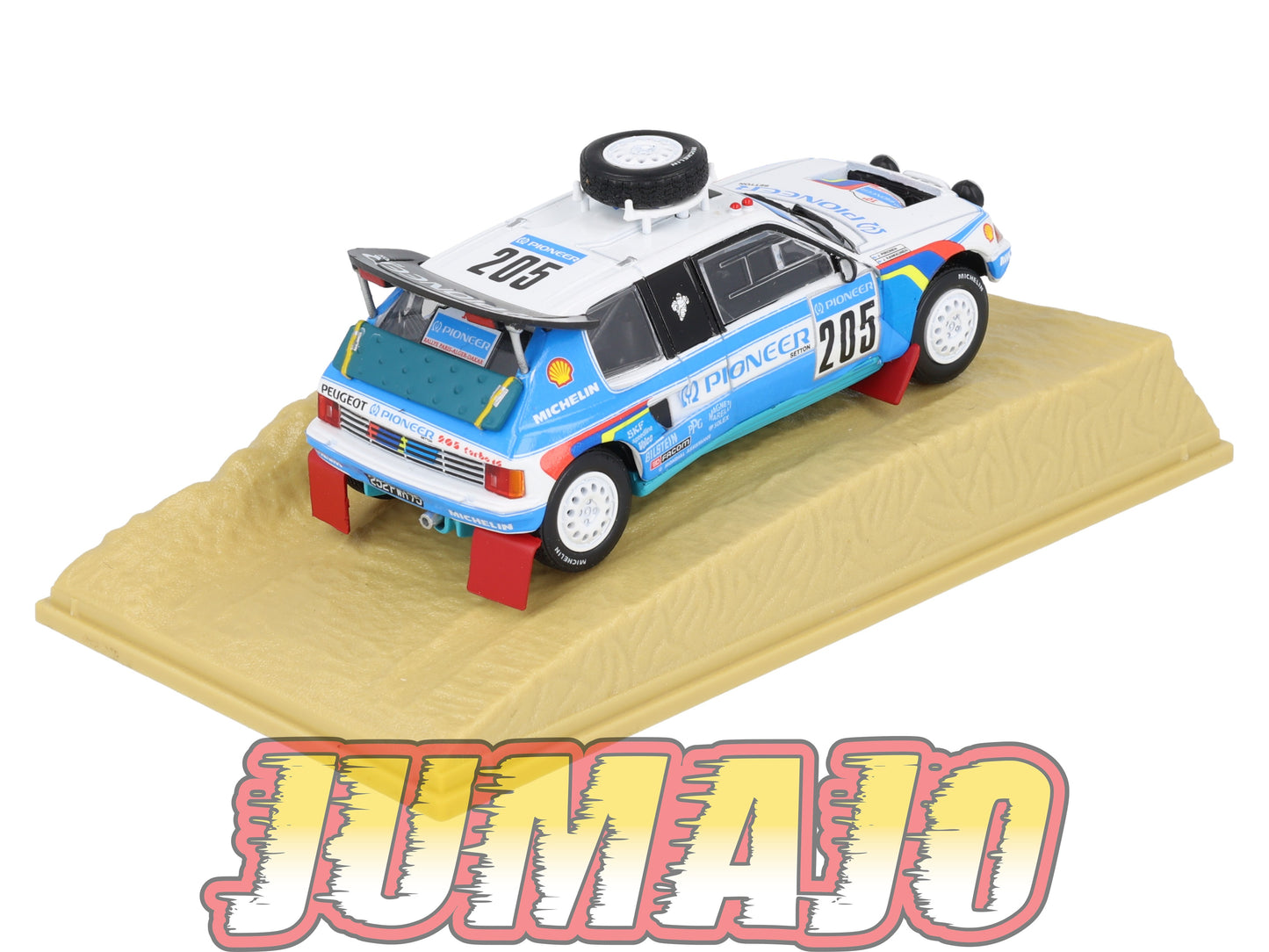 DKR9 1/43 Norev M6 Paris/Dakar : PEUGEOT 205 Turbo 16 J.Kankkunen WINNER 1988 #205