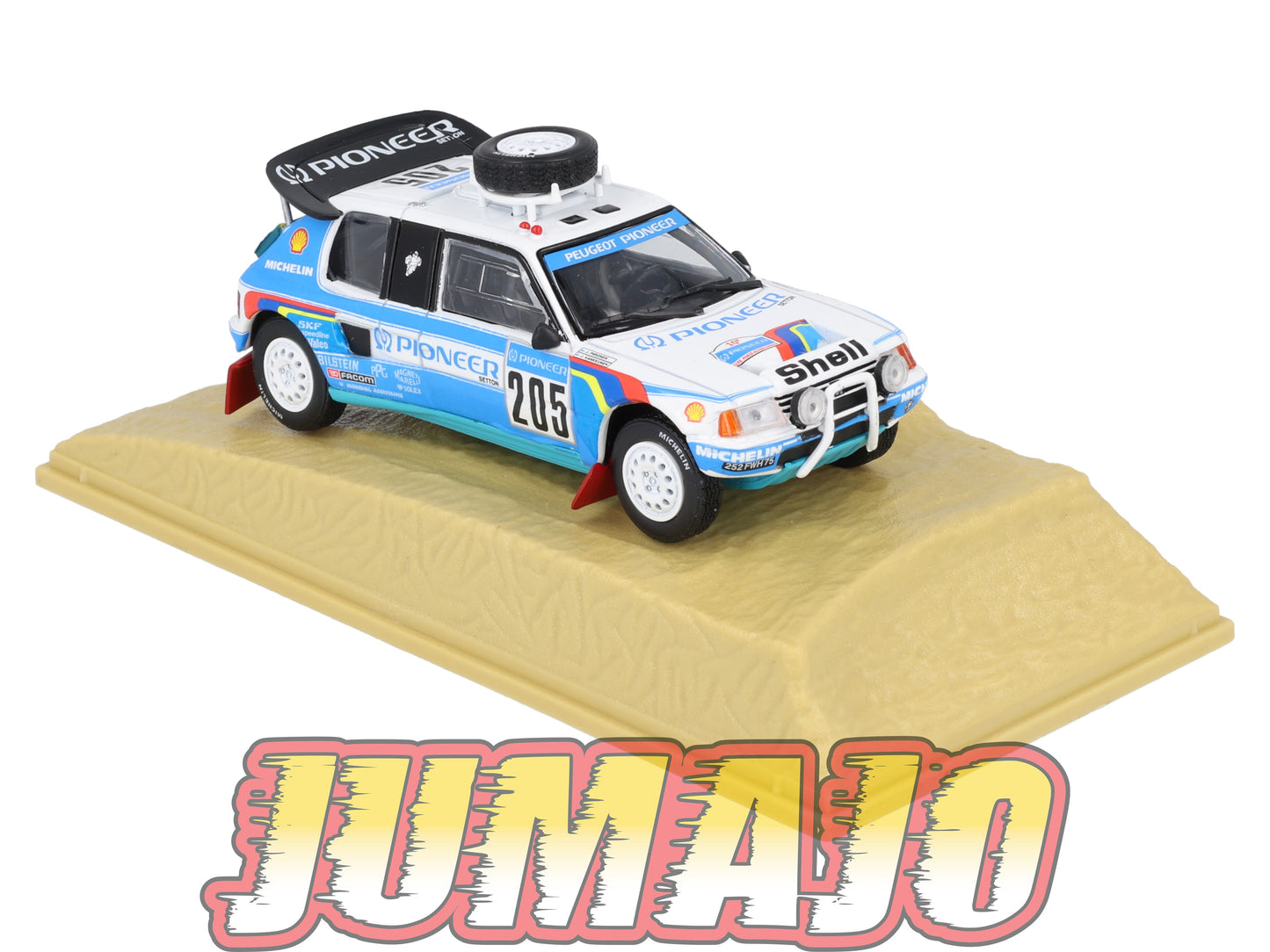 DKR9 1/43 Norev M6 Paris/Dakar : PEUGEOT 205 Turbo 16 J.Kankkunen WINNER 1988 #205