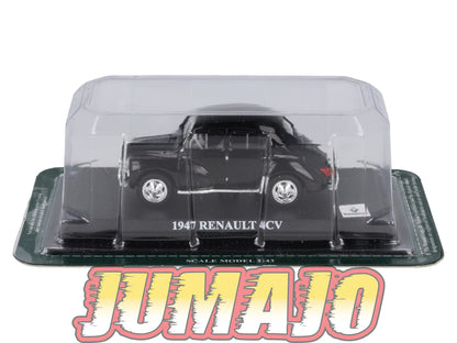 DP44 Voiture DEL PRADO 1/43 RENAULT 4CV 1947