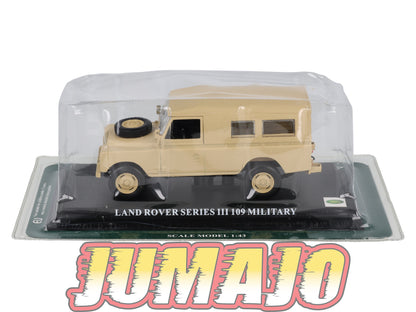 DP58 Voiture DEL PRADO 1/43 LAND ROVER Series III 109 Military
