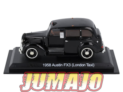 DP85 Voiture DEL PRADO 1/43 AUSTIN FX3 London Taxi 1958