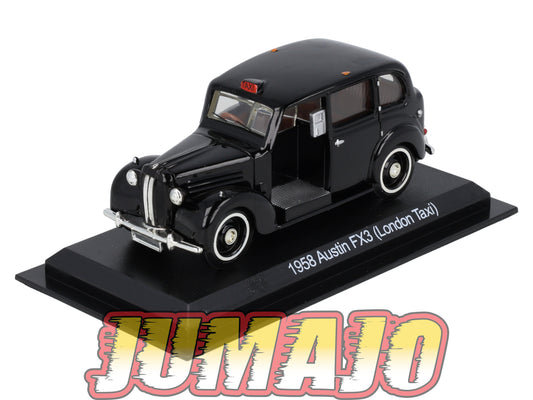 DP85 Voiture DEL PRADO 1/43 AUSTIN FX3 London Taxi 1958