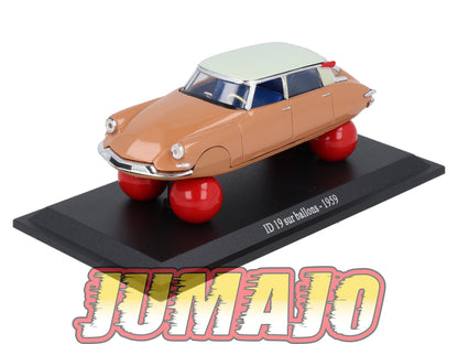 DS13 Voiture 1/43 Atlas DS CITROEN Collection : ID 19 sur ballons 1959