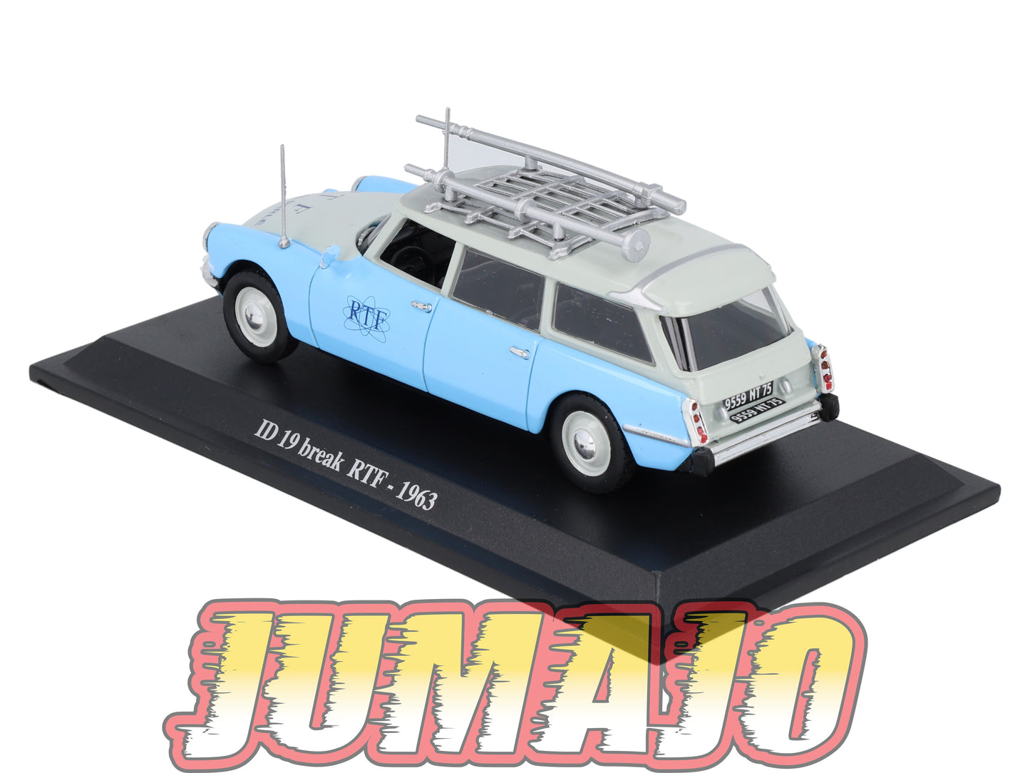 DS16 Voiture 1/43 Atlas DS CITROEN Collection : ID 19 break RTF 1963 journal parlé