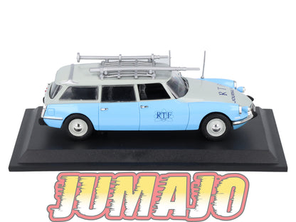 DS16 Voiture 1/43 Atlas DS CITROEN Collection : ID 19 break RTF 1963 journal parlé