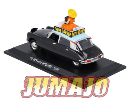 DS17 Voiture 1/43 Atlas DS CITROEN Collection : DS 19 Yvette Horner 1958