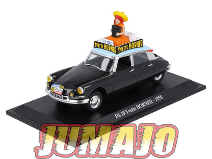 DS17 Voiture 1/43 Atlas DS CITROEN Collection : DS 19 Yvette Horner 1958