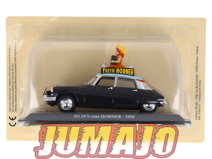 DS17 Voiture 1/43 Atlas DS CITROEN Collection : DS 19 Yvette Horner 1958