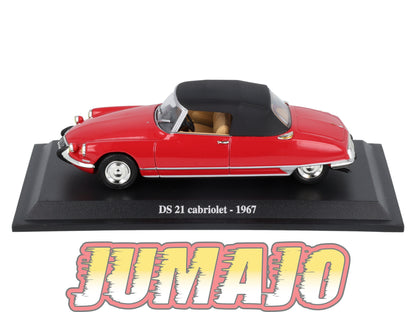 DS28 Voiture 1/43 Atlas DS Collection : DS 21 Cabriolet 1967