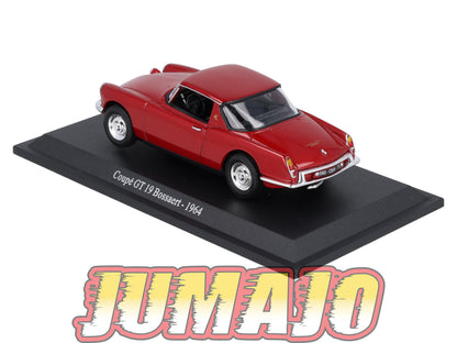 DS38 Voiture 1/43 Atlas DS CITROEN Collection : Coupé GT19 Bossaert 1964