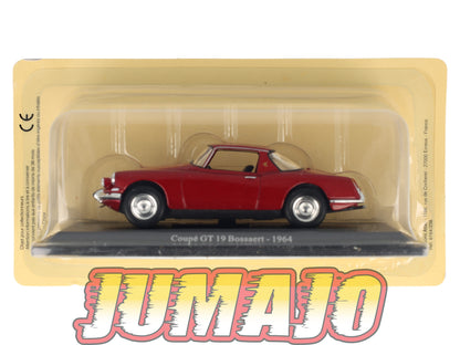 DS38 Voiture 1/43 Atlas DS CITROEN Collection : Coupé GT19 Bossaert 1964
