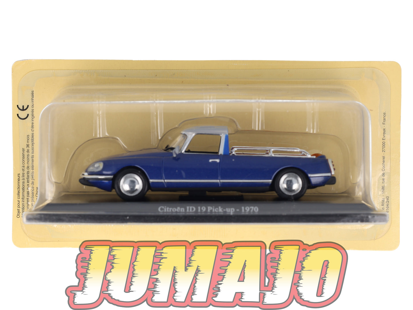 DS40 Voiture 1/43 Atlas DS CITROEN Collection : ID 19 Pick Up 1970