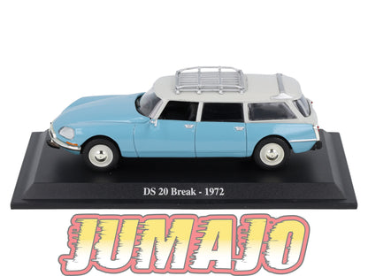 DS43 Voiture 1/43 Atlas DS CITROEN Collection : DS20 Break 1972