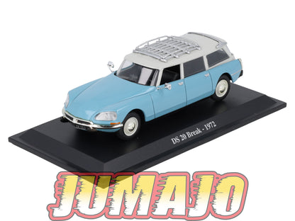 DS43 Voiture 1/43 Atlas DS CITROEN Collection : DS20 Break 1972